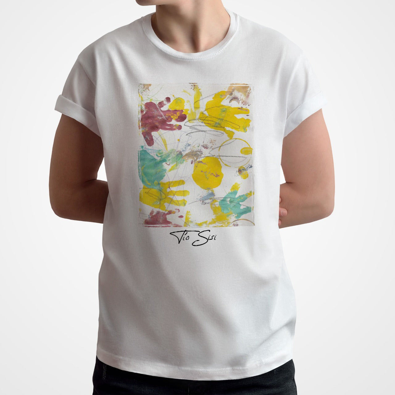 Polera Personalizada Blanca Dibujo