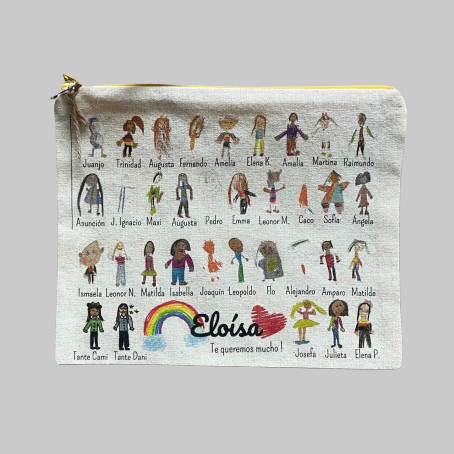 Estuche Personalizado Dibujo Regalo Fin De Año Escolar (c/u para pedidos sobre 20 unidades)