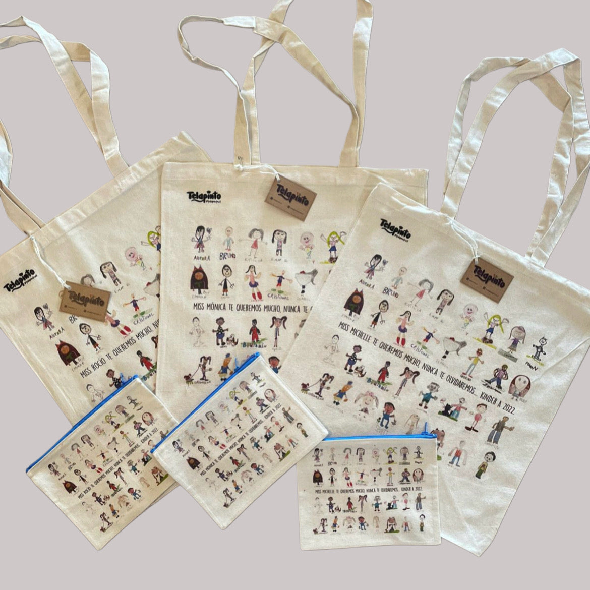Tote Bag Personalizada Dibujo Regalo Profe