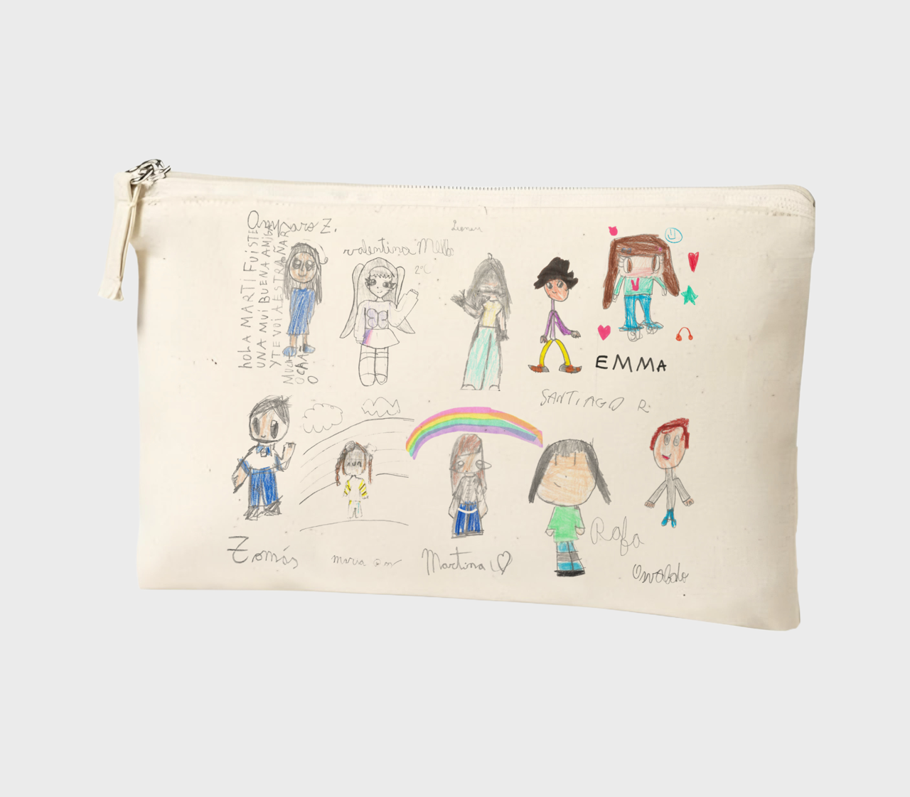 Estuche Personalizado Dibujo Regalo profe
