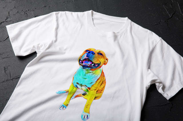 Polera Personalizada Mascota Colores