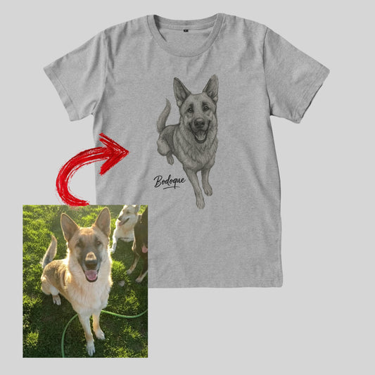 Polera Personalizada Mascota Dibujo