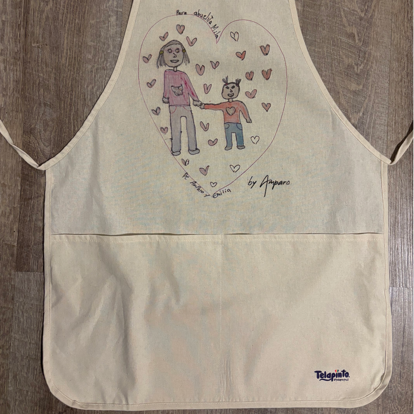 Delantal Estampado Personalizado Dibujo