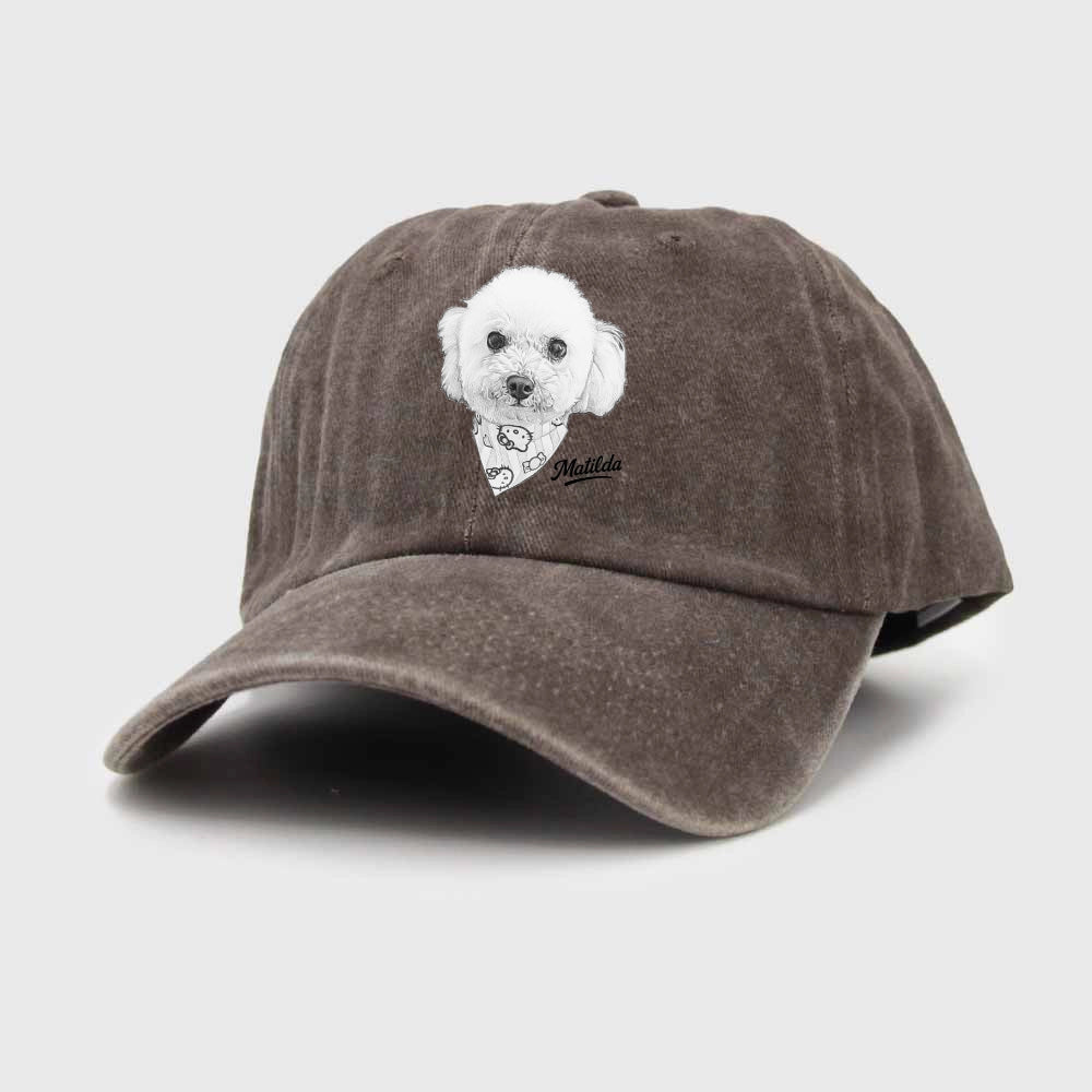 Gorro Personalizado Mascota Efecto Dibujo