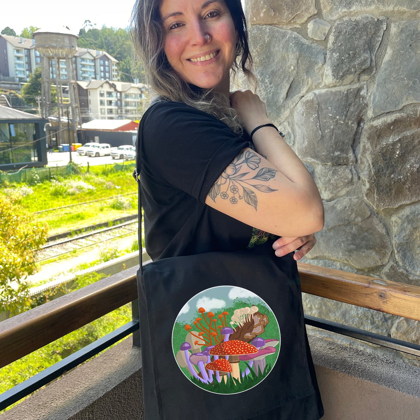 Morral Ilustración Fungi