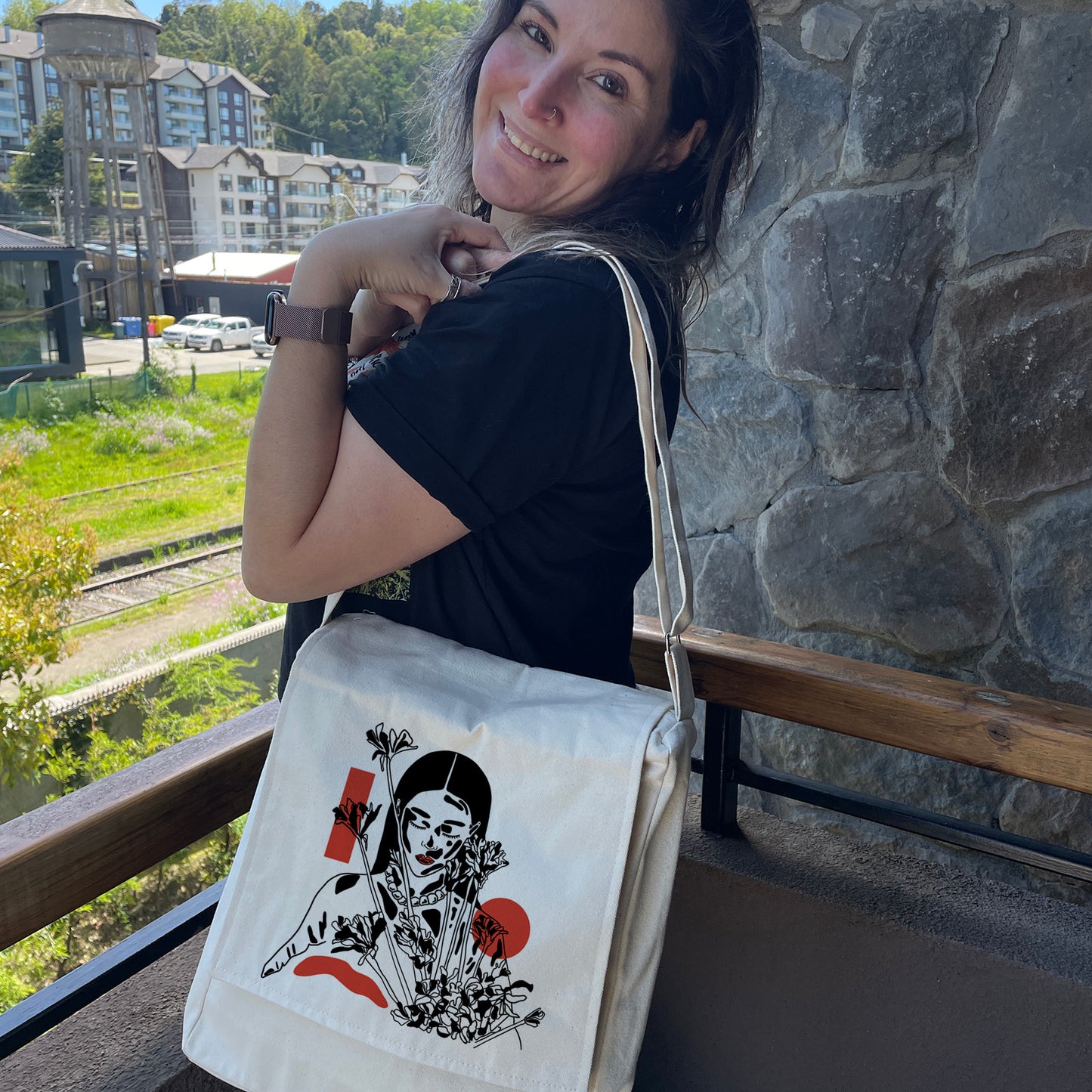 Morral Ilustración Ramo Japonés