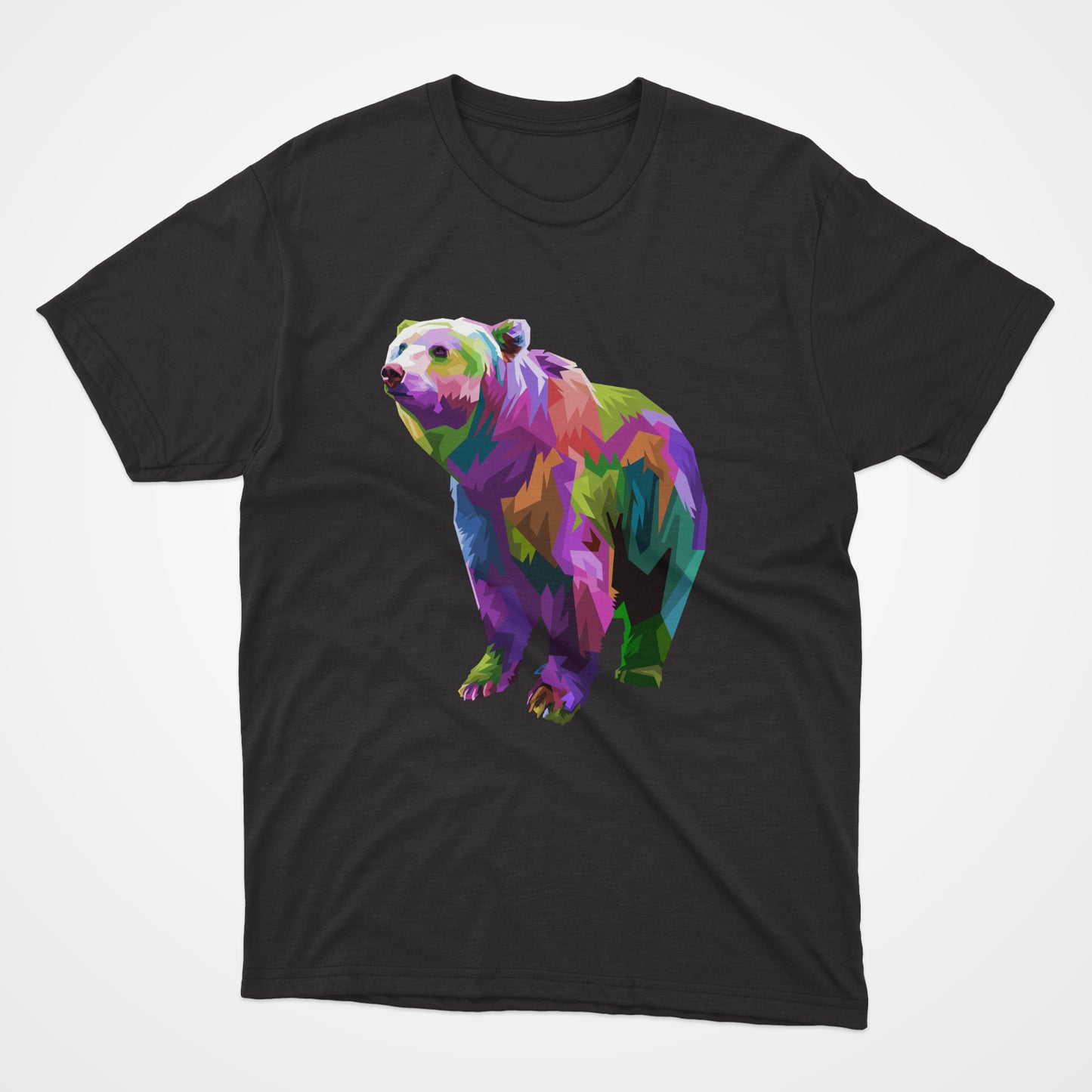 Polera Estampada Oso Popart