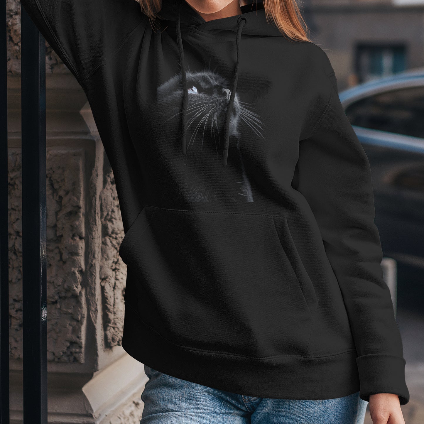 Polerón Estampado Gato Negro 3