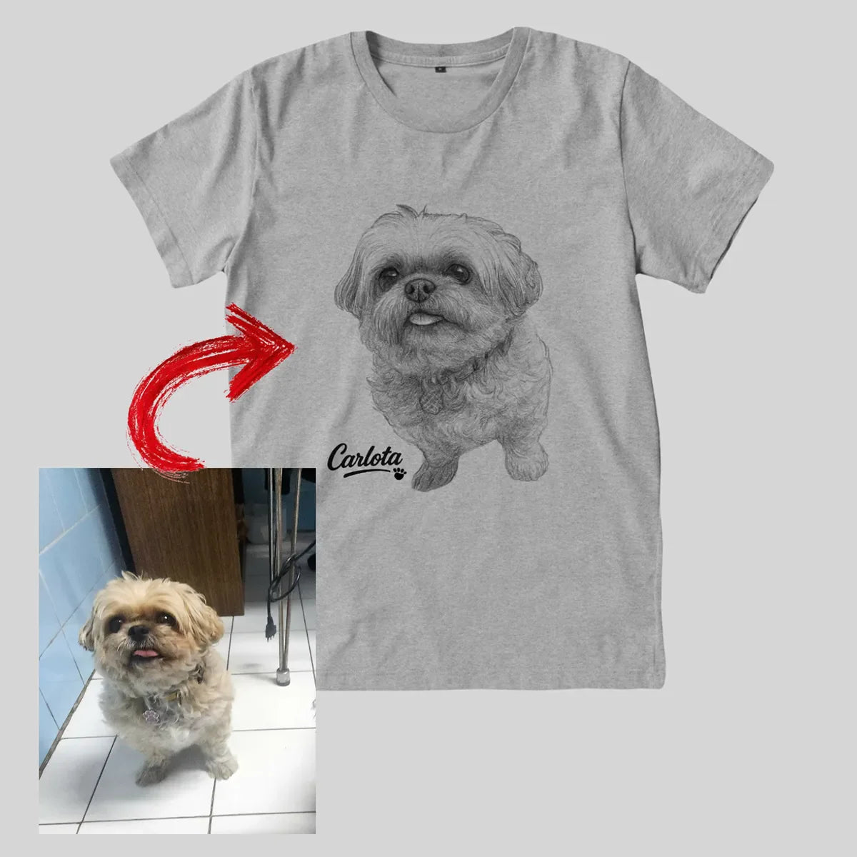 Mascotas personalizadas en poleras, polerones y más telapinto.cl