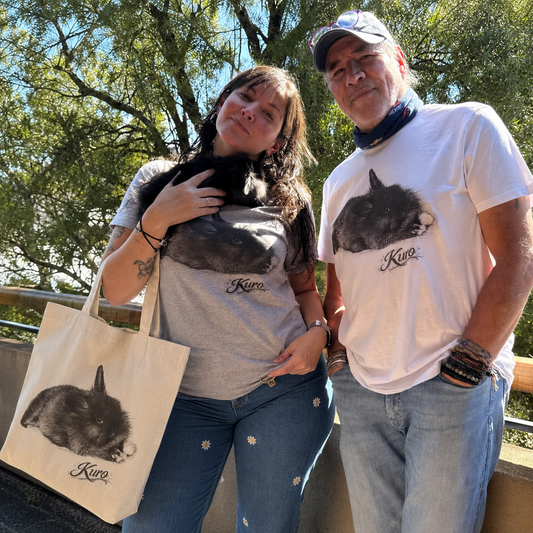 ❤️ Pack Mi Mascota, Nuestra Familia (2 poleras + Bolsa Tote Bag)