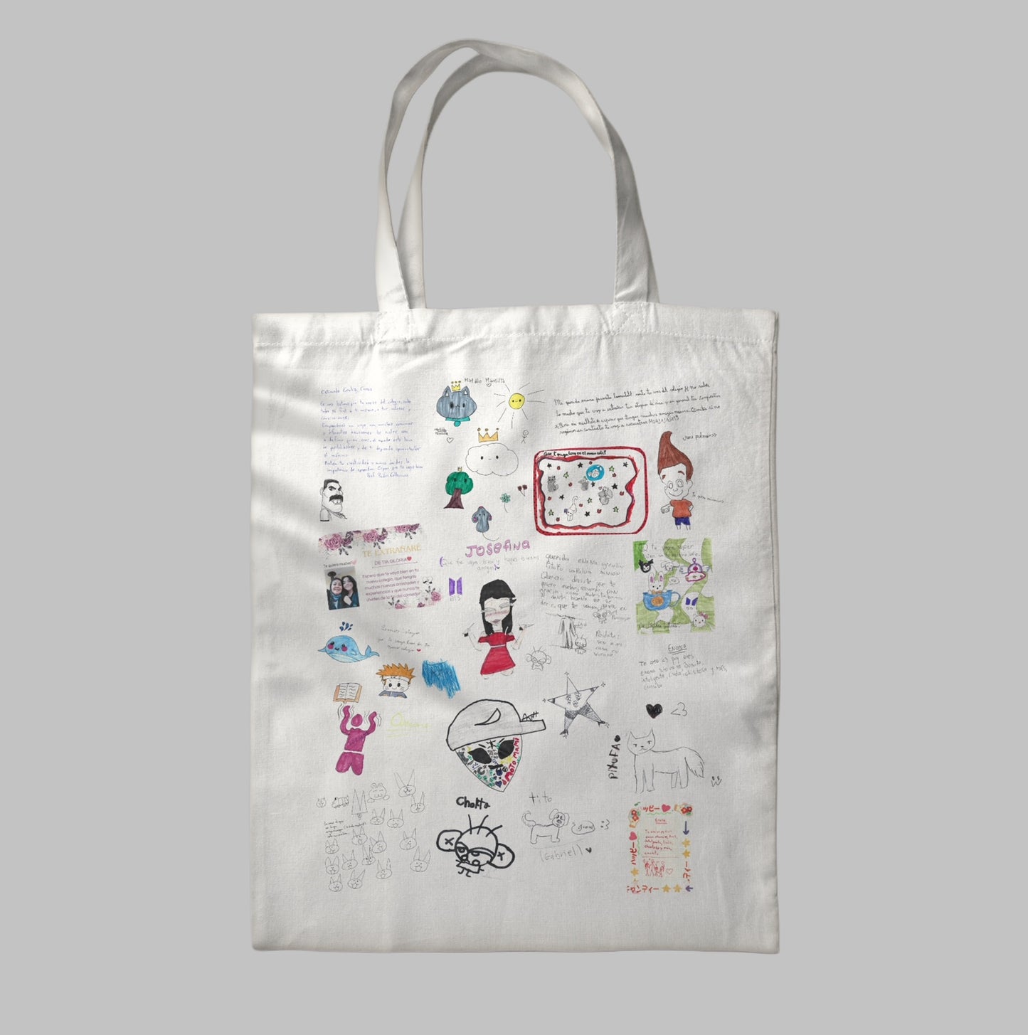 Tote Bag Personalizada Dibujo Regalo Profe