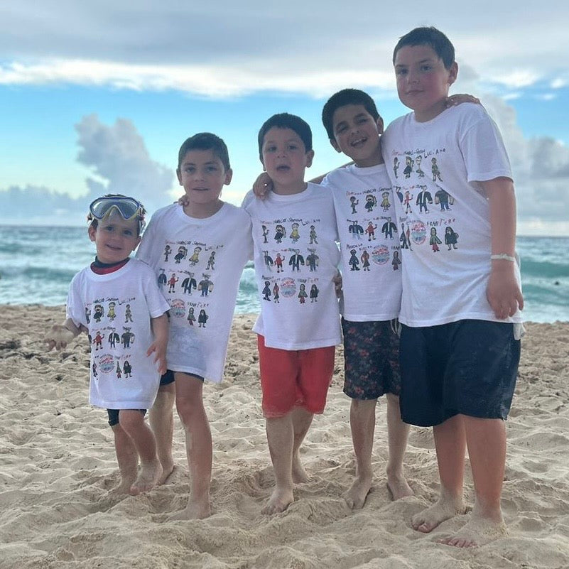 ❤️ Pack mi dibujo, nuestra familia (3 Poleras Personalizadas + Envío Gratis a todo Chile)