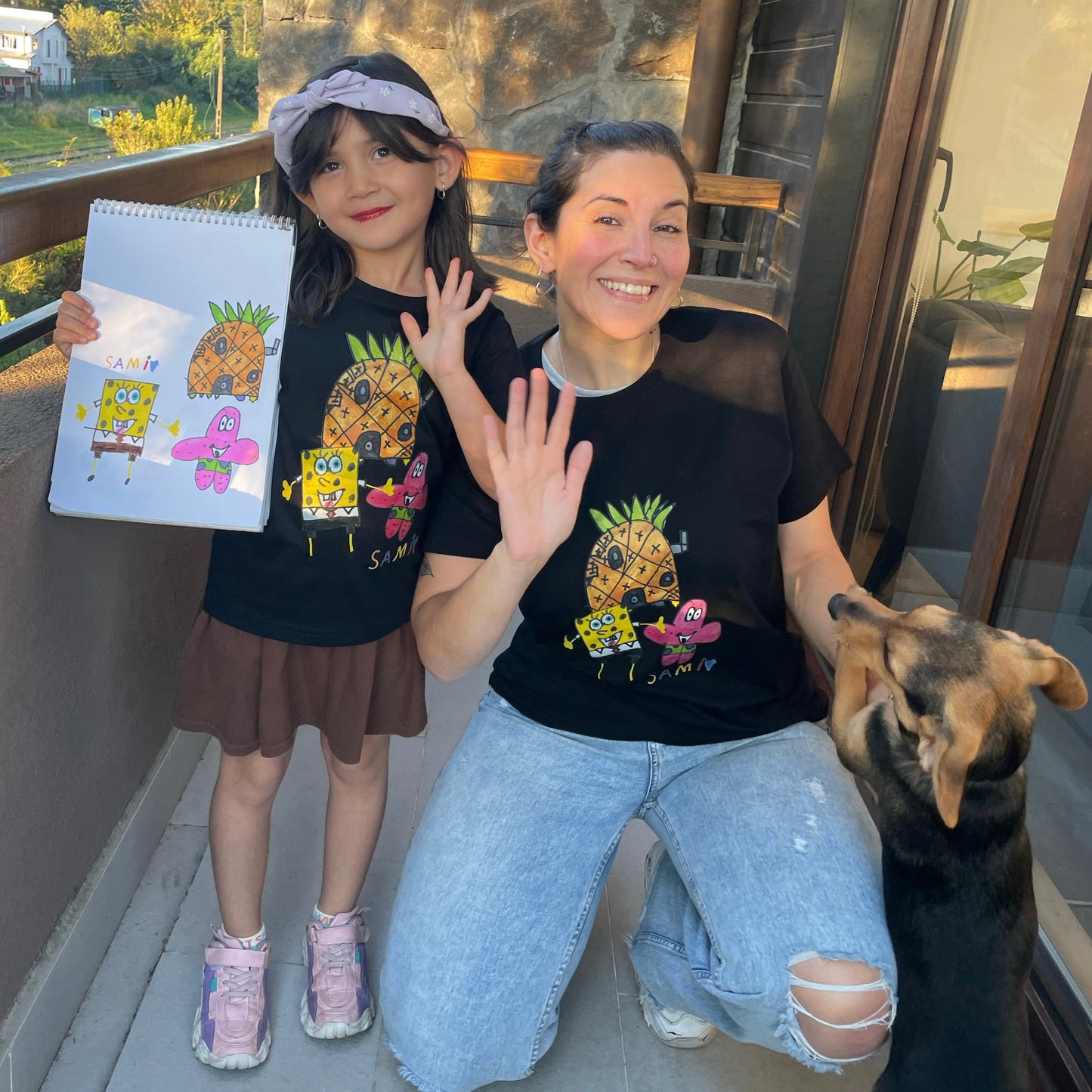 ❤️ Pack mi dibujo, nuestra familia (3 Poleras Personalizadas + Envío Gratis a todo Chile)