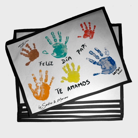 Set Individuales Estampados Personalizados Dibujo