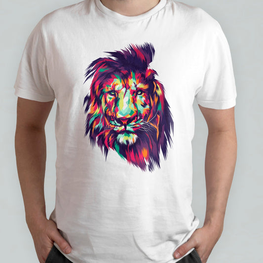 Polera Estampada León Popart