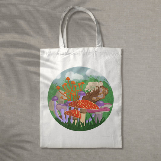 Tote Bag Ilustración Fungi
