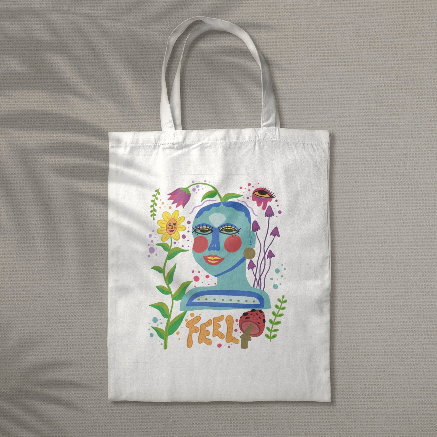 Tote Bag Ilustración Feel