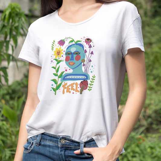 Polera Ilustración Feel