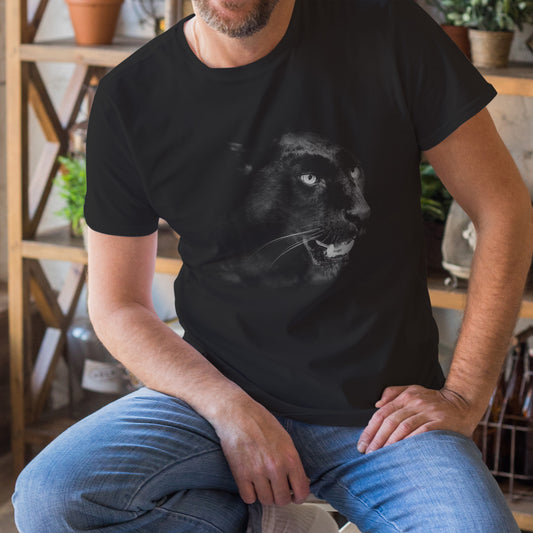 Polera Estampada Pantera Negra