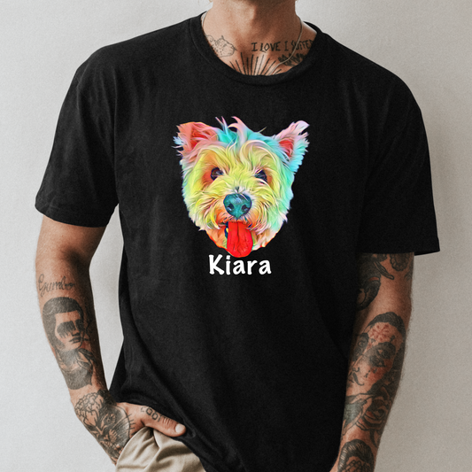 Polera Personalizada Mascota Colores