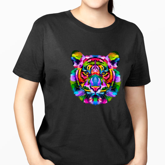 Polera Estampada Tigre Popart